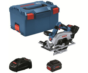 Bosch Professional GKS 18V-57-2 Akku-Handkreissäge (mit 2 x PC 5,5 Ah; 06016C1202)
