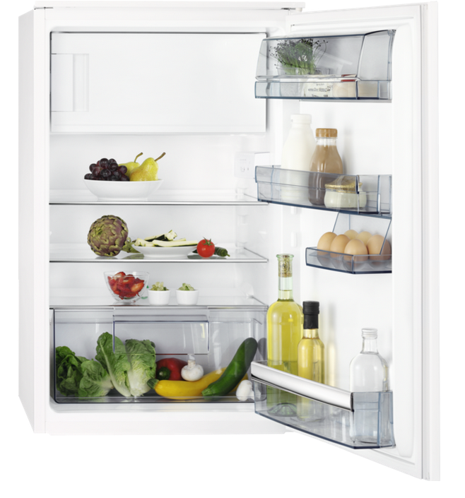 AEG SFB688F1AS Einbaukühlschrank, inkl. Gefrierfach / 880 mm /  142 l, 14 l / Schlepptür
