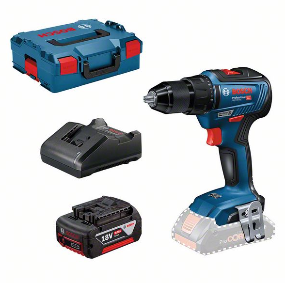 Bosch Professional Akku-Bohrschrauber inkl. Koffer + 2 Akkus 3.0Ah