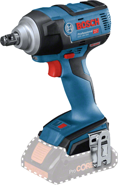 Bosch Professional GDS 18V-300 Akku-Drehschlagschrauber (06019D8200)
