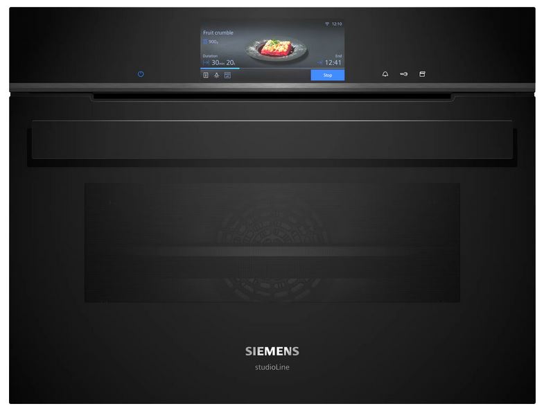 Siemens CS958GCB1 iQ700 StudioLine Einbau-Kompaktdampfbackofen