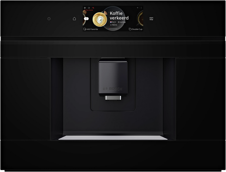 Bosch CTL7181B0  Serie 8 Einbau-Kaffeevollautomat Schwarz, Wassertank