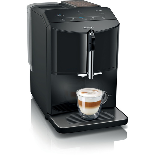 Siemens EQ300 TF301E09 Kaffeevollautomat Klavierlack Schwarz