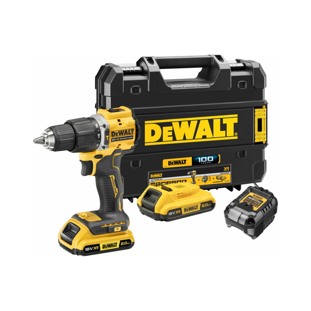 DeWalt DCD100YD2T-QW 18V Akku-Schlagbohrschrauber