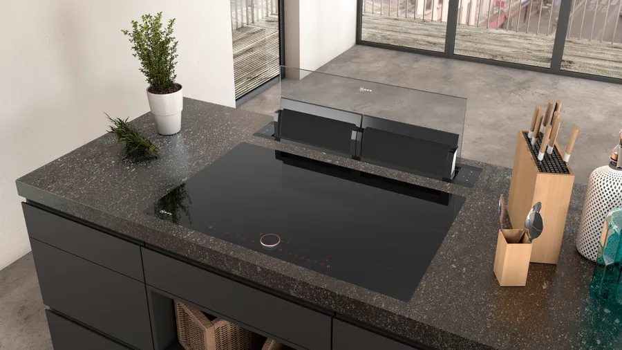 Neff Collection I88WMM1S5 N 90 Tischlüfter, 80 CM, Klarglas