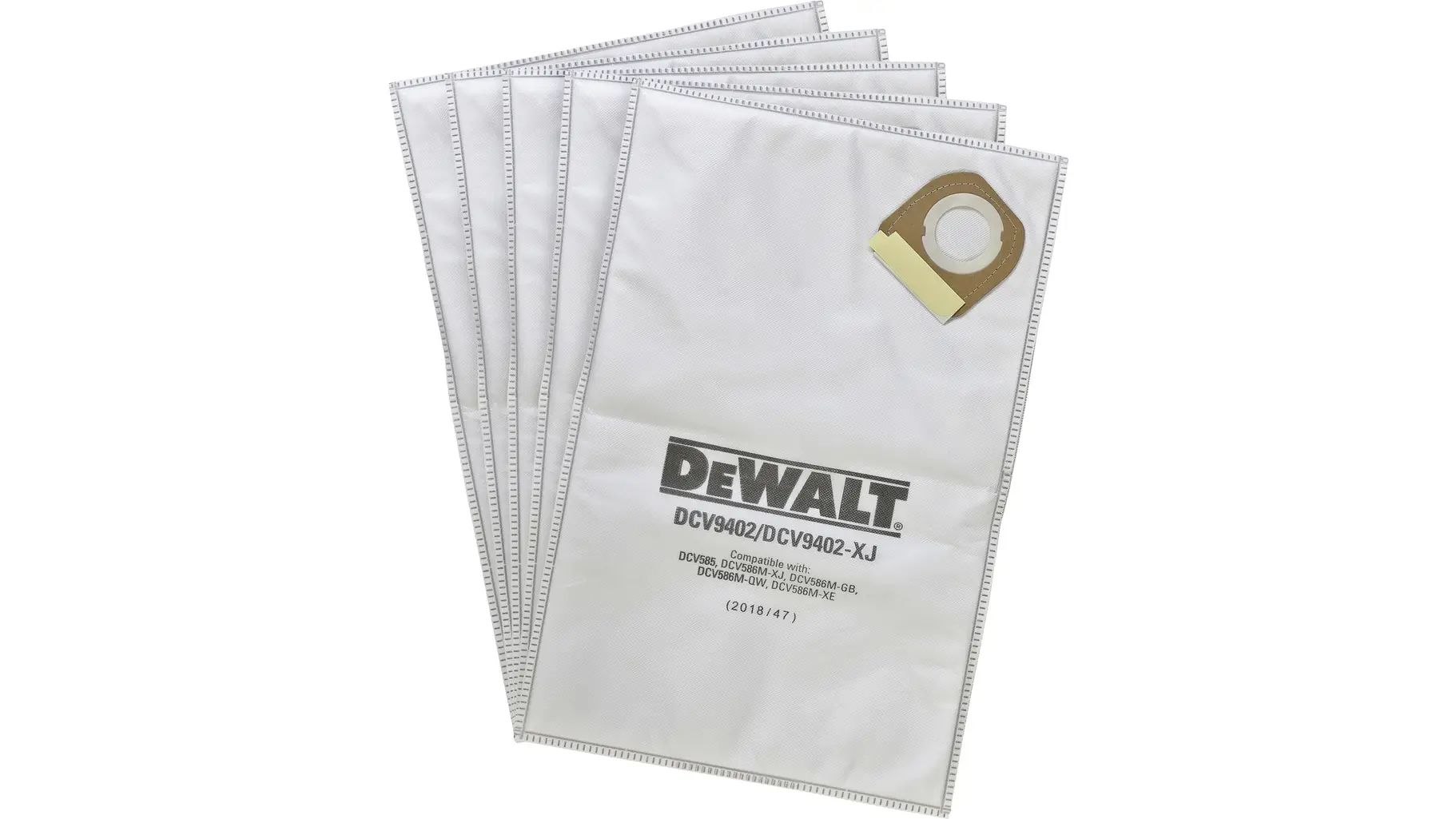 Dewalt DCV9402 Fleece Staubbeutel DCV586M 5 stuck